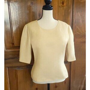 Vintage 90's Ann Taylor Chic Bodice with Elbow Sleeves